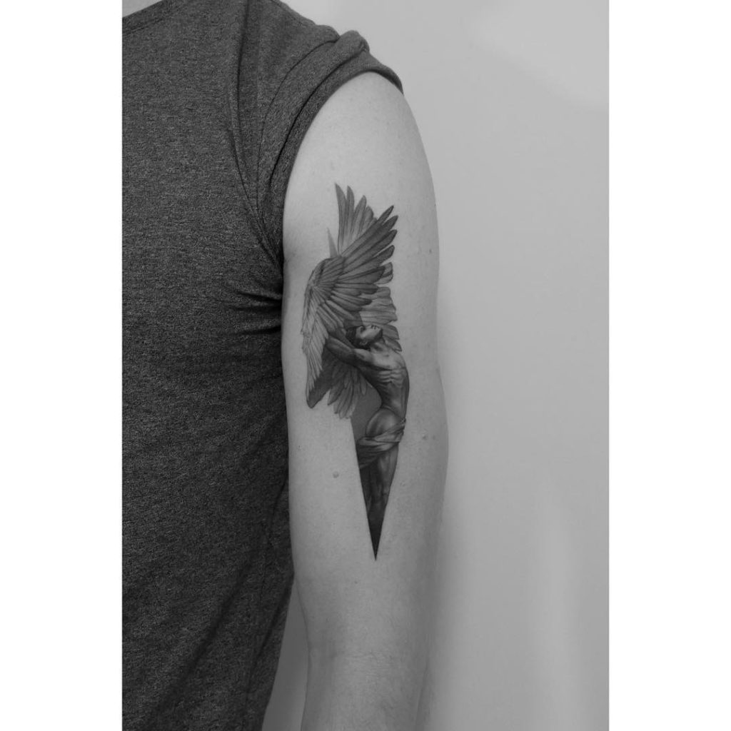 Custom Icarus Half Sleeve Tattoo by Sean Ambrose by seanspoison on  DeviantArt