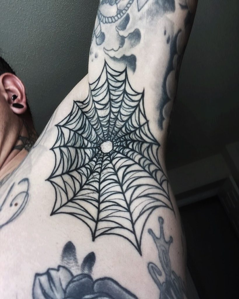 Tattoo uploaded by Manny Mendez • Widow Spider on neck • Tattoodo