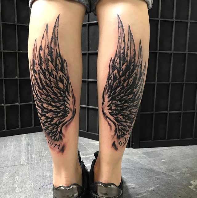 Angel#Angelwing#Angelwings#devil#devilwing#devilwings#wing#wings#tattoo# wingstattoo#lucifer#reel | Back tattoos for guys, Forearm band tattoos, Devil  tattoo