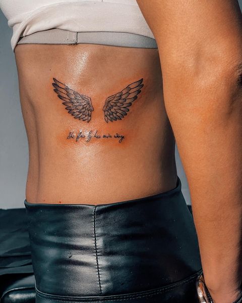 Angel Wings Temporary Tattoo – Simply Inked